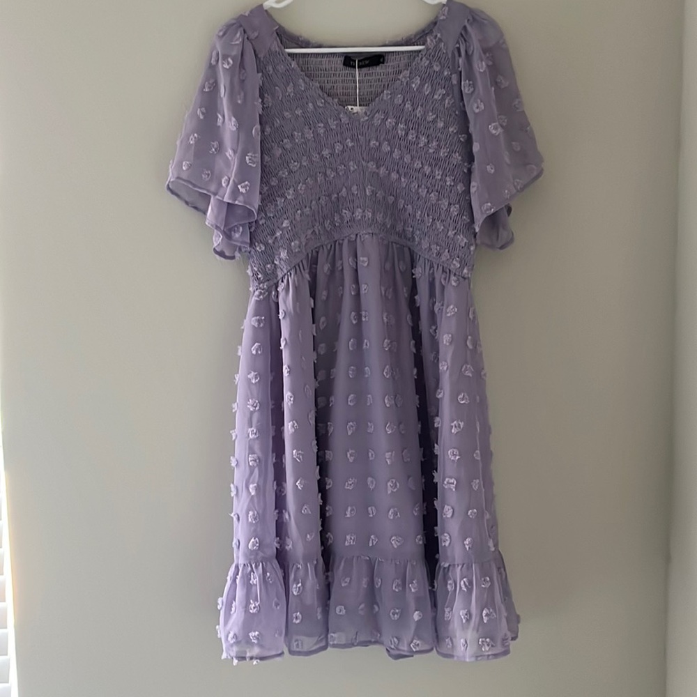Purple Polkadot Dress | XL Te Crew